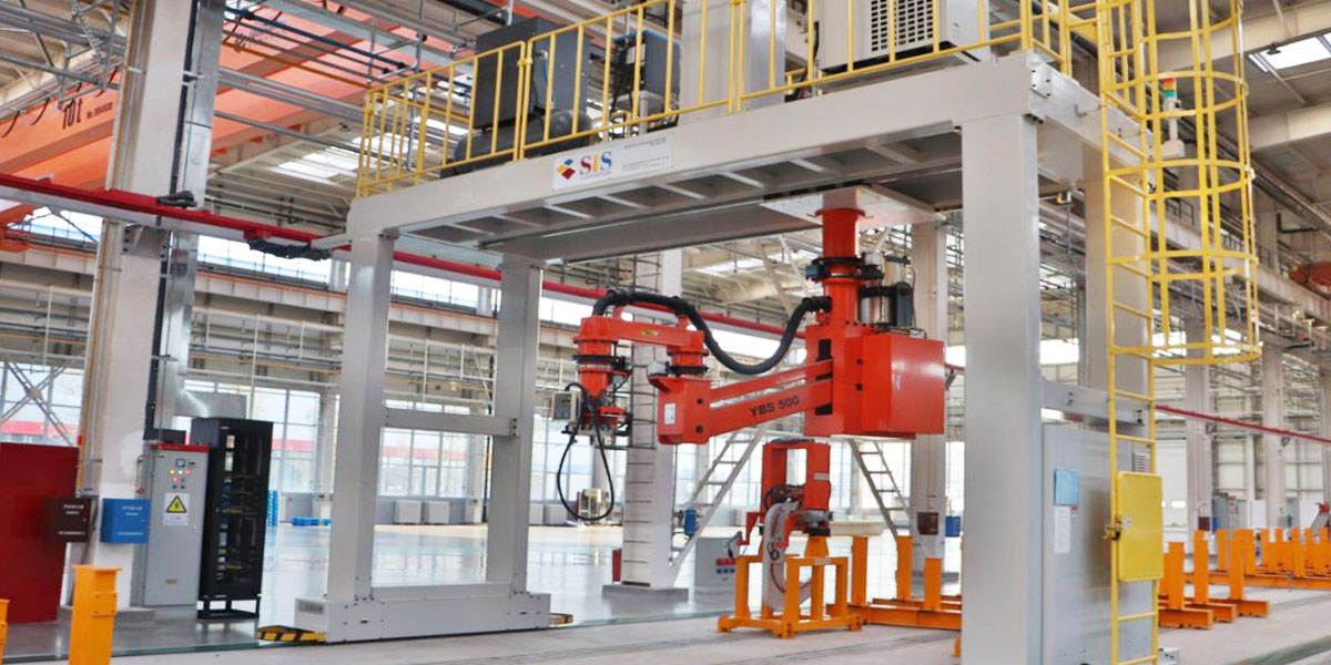 Side wall skeleton spot welding system